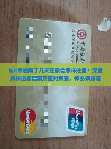 诚e赊逾期了几天还款会怎样处理