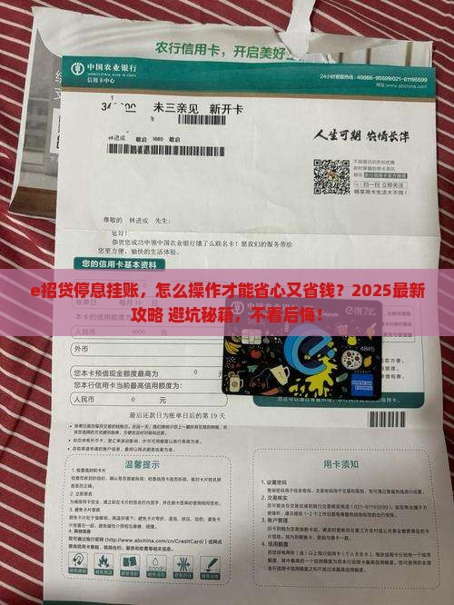 e招贷停息挂账怎么办理