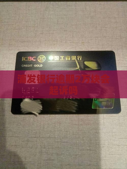 浦发银行逾期2万块会起诉吗