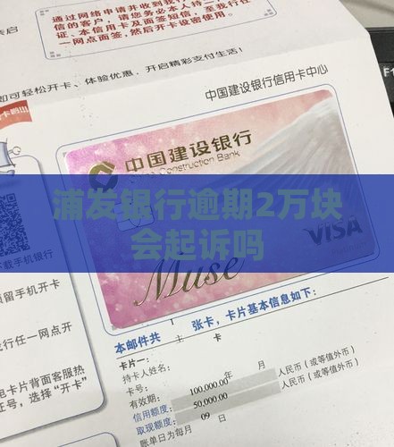 浦发银行逾期2万块会起诉吗