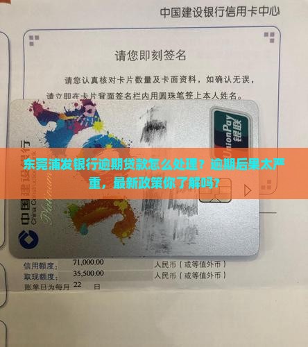 东莞浦发银行逾期贷款处理方法