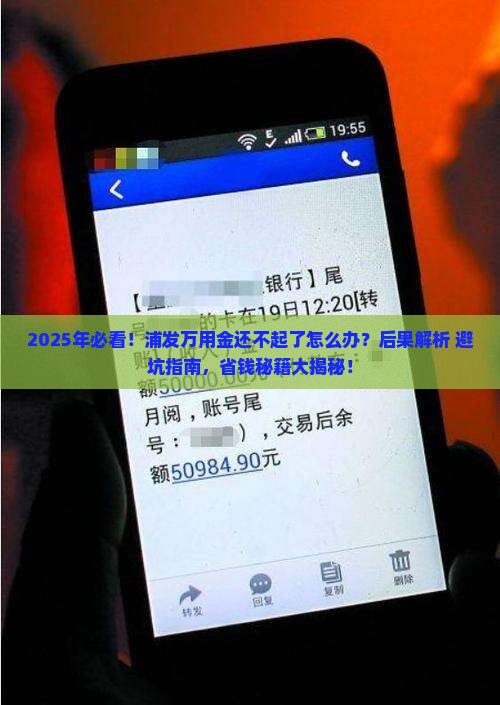 浦发万用金还不起了会有什么后果