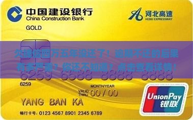 欠捷信四万五年没还了