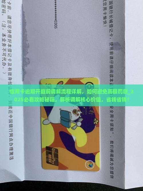 信用卡逾期开庭前调解流程详解