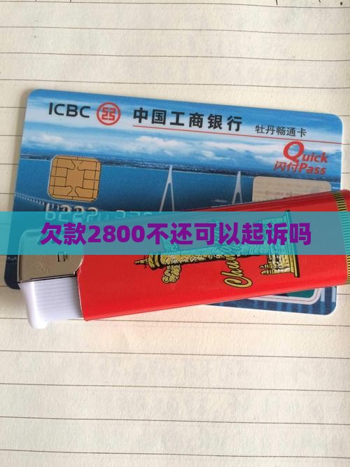 欠款2800可以起诉吗如何维权