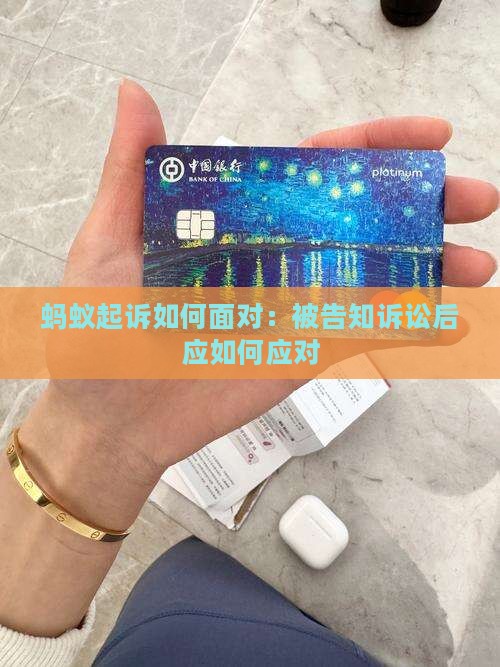蚂蚁起诉如何面对