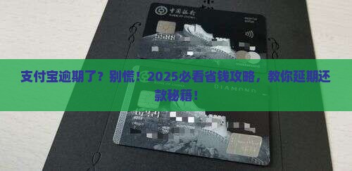 支付宝逾期了找谁协商延期还款