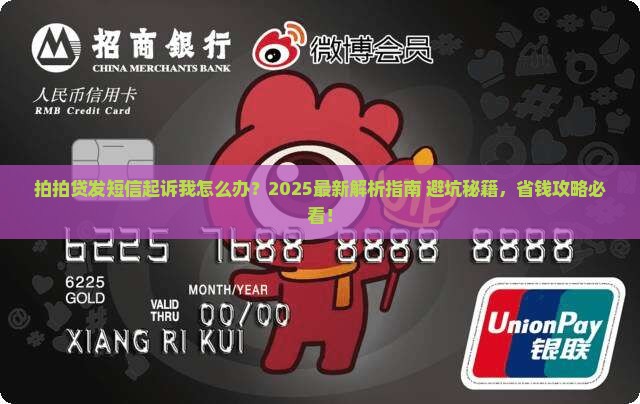 拍拍贷发短信起诉我了怎么办