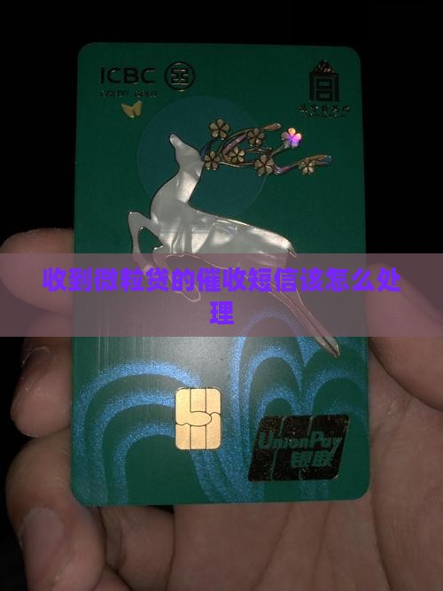 收到微粒贷的催收短信该怎么处理