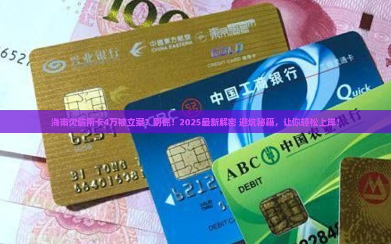 海南欠信用卡4万立案怎么处理