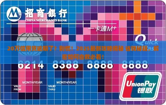 个人信用贷款20万逾期如何处理