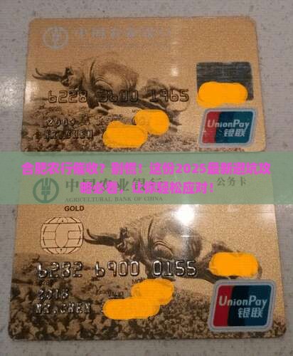 合肥农业银行催收的处理方式