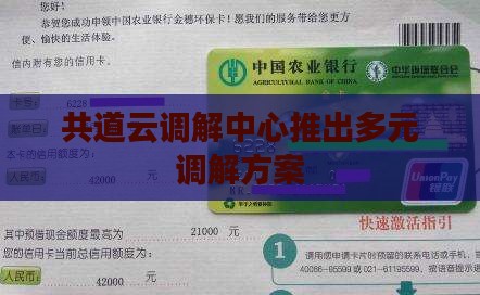 共道云调中心发来多元调解方案
