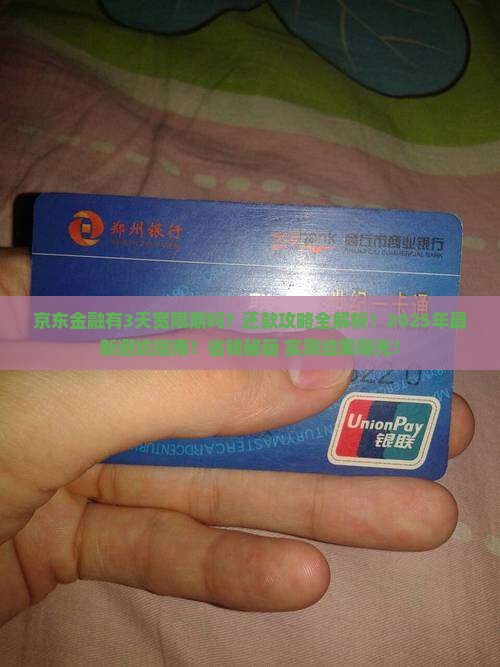 京东金融有3天宽限期吗怎么样