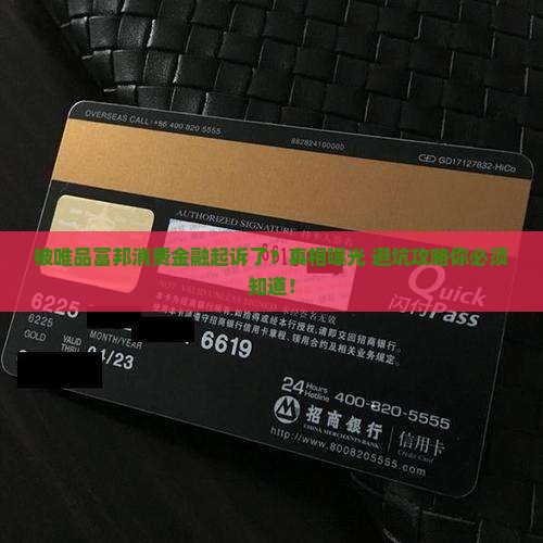 唯品富邦消费金融起诉流程是什么