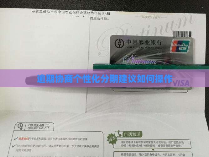 逾期协商个性化分期建议如何操作