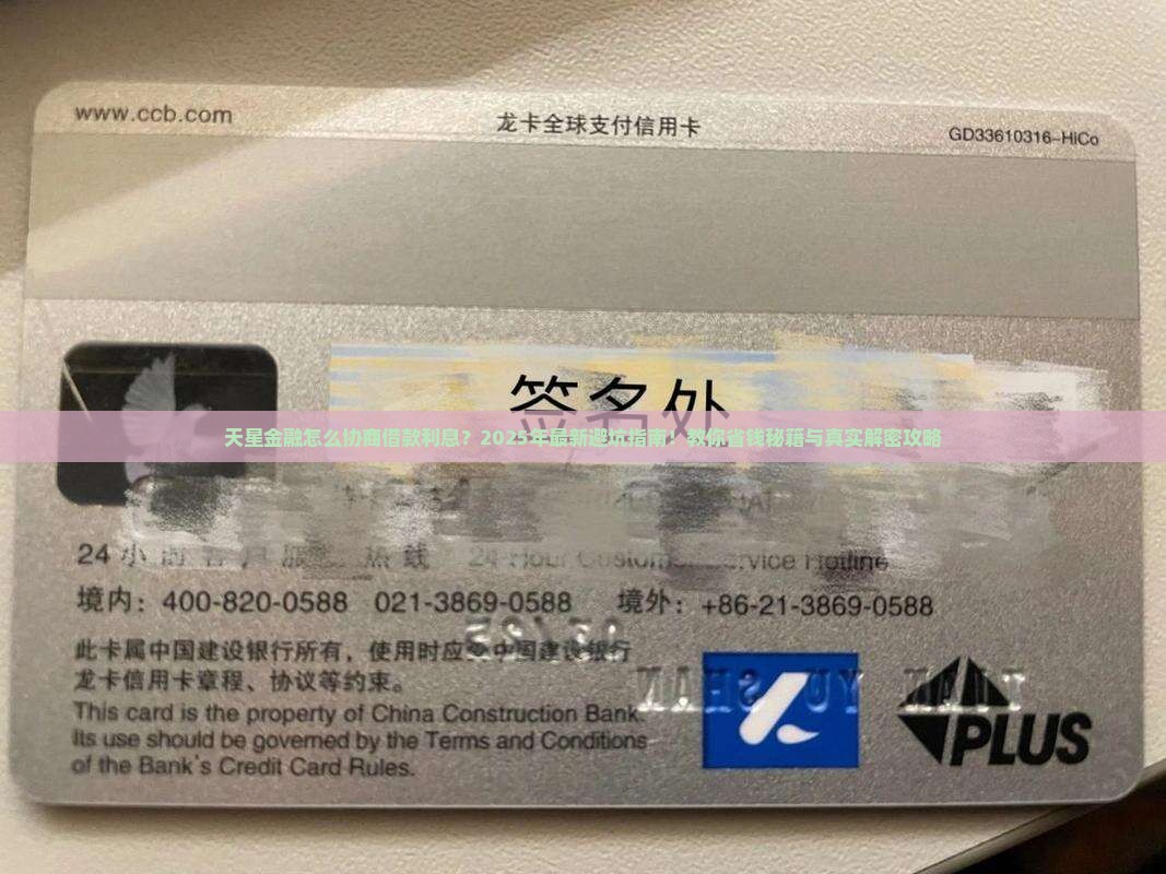 天星金融怎么协商借款利息