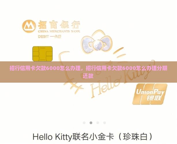 招行信用卡欠款6000怎么办理
