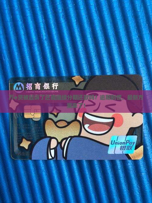 万e贷起诉了还能否继续分期还款