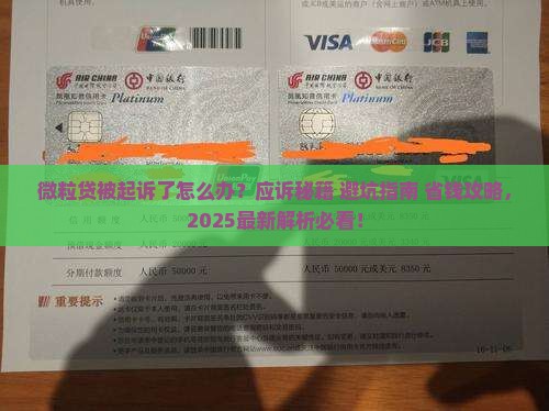 微粒贷起诉怎么应诉才有效