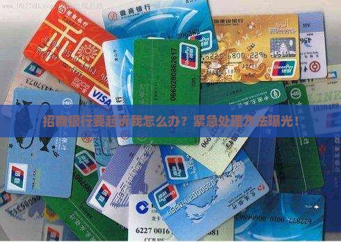 招商银行要起诉我怎么办