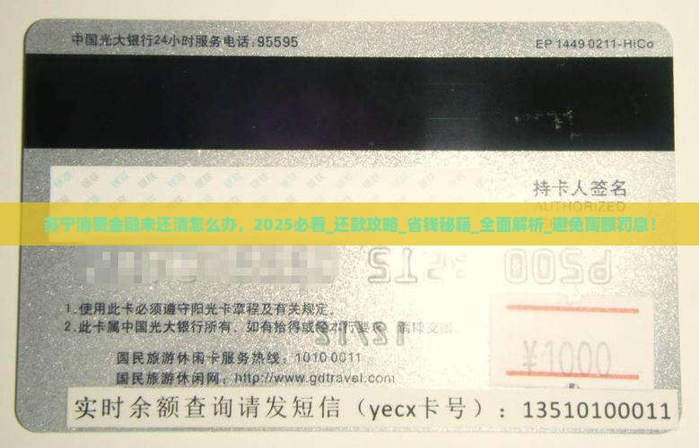 苏宁消费金融未还清怎么办