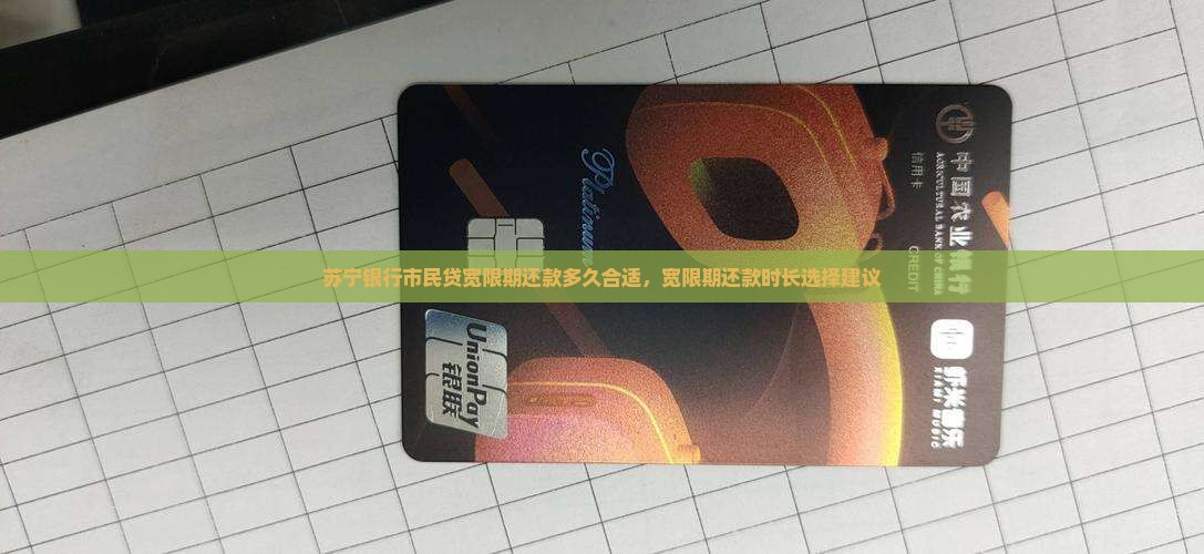 苏宁银行市民贷宽限期还款多久合适
