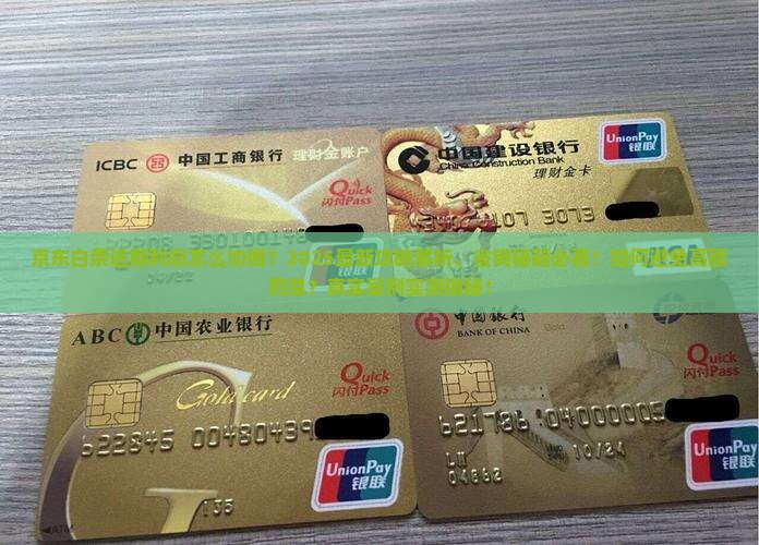 京东白条逾期利息怎么协商