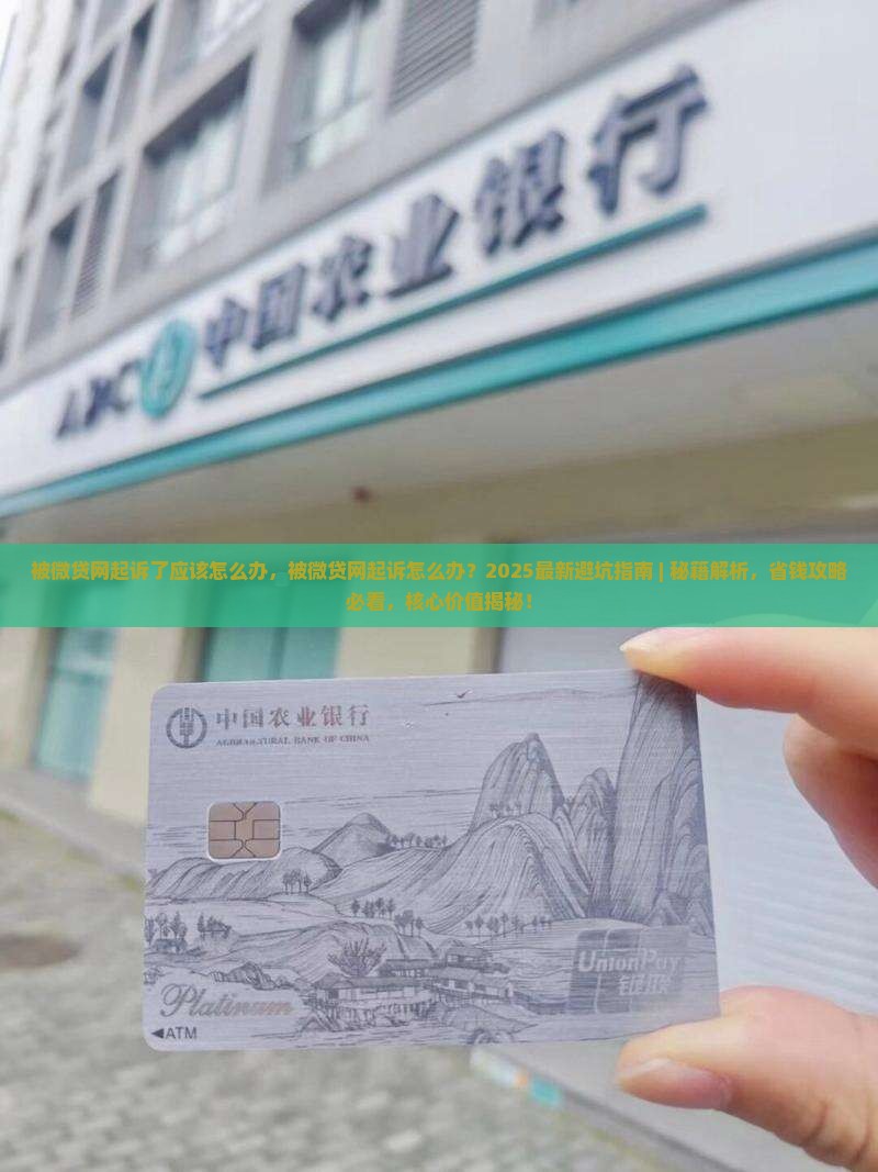 被微贷网起诉了应该怎么办