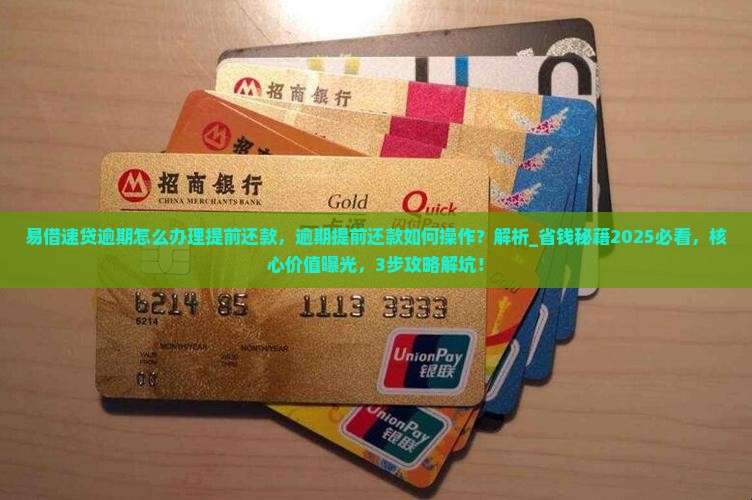易借速贷逾期怎么办理提前还款