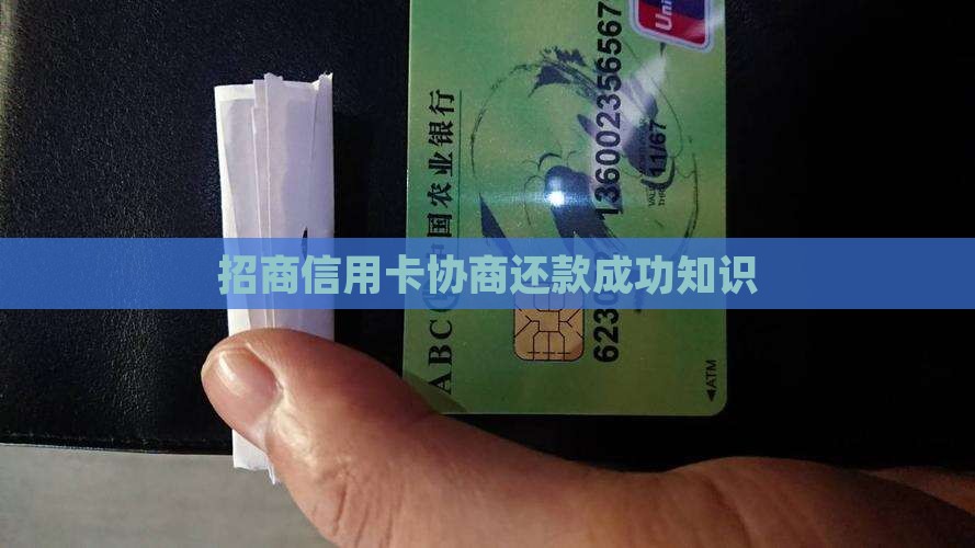 招行信用卡协商还款怎么谈比较容易成功
