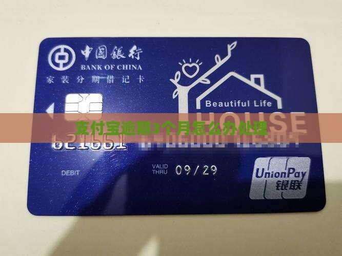 支付宝逾期3个月怎么办处理