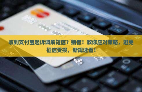 支付宝收到起诉调解短信该如何处理