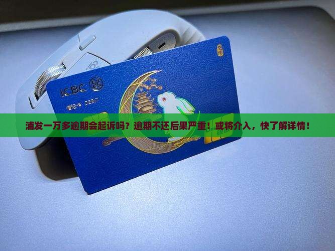 浦发一万多逾期会起诉吗