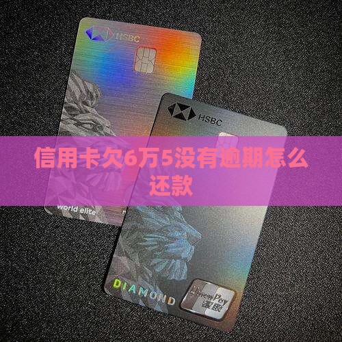 信用卡欠6万5没有逾期怎么还款