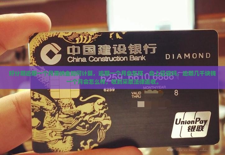好分期逾期一个月滞纳金如何计算