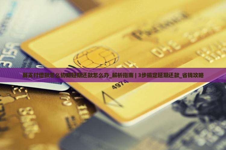 翼支付借款怎么协商延期还款怎么办