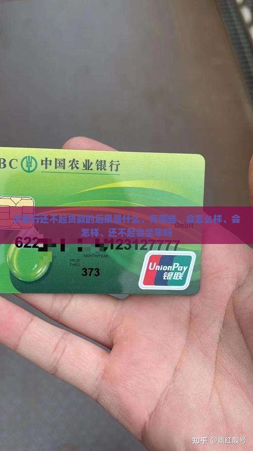 欠银行还不起贷款的后果