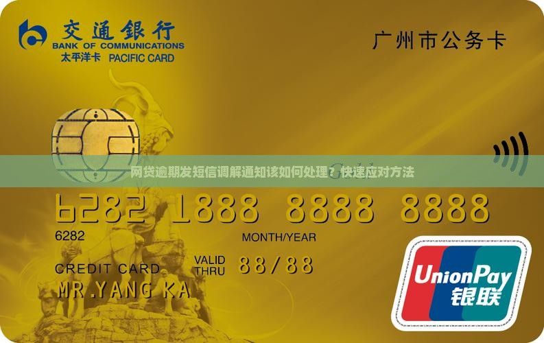 网贷逾期发短信调解通知该如何处理