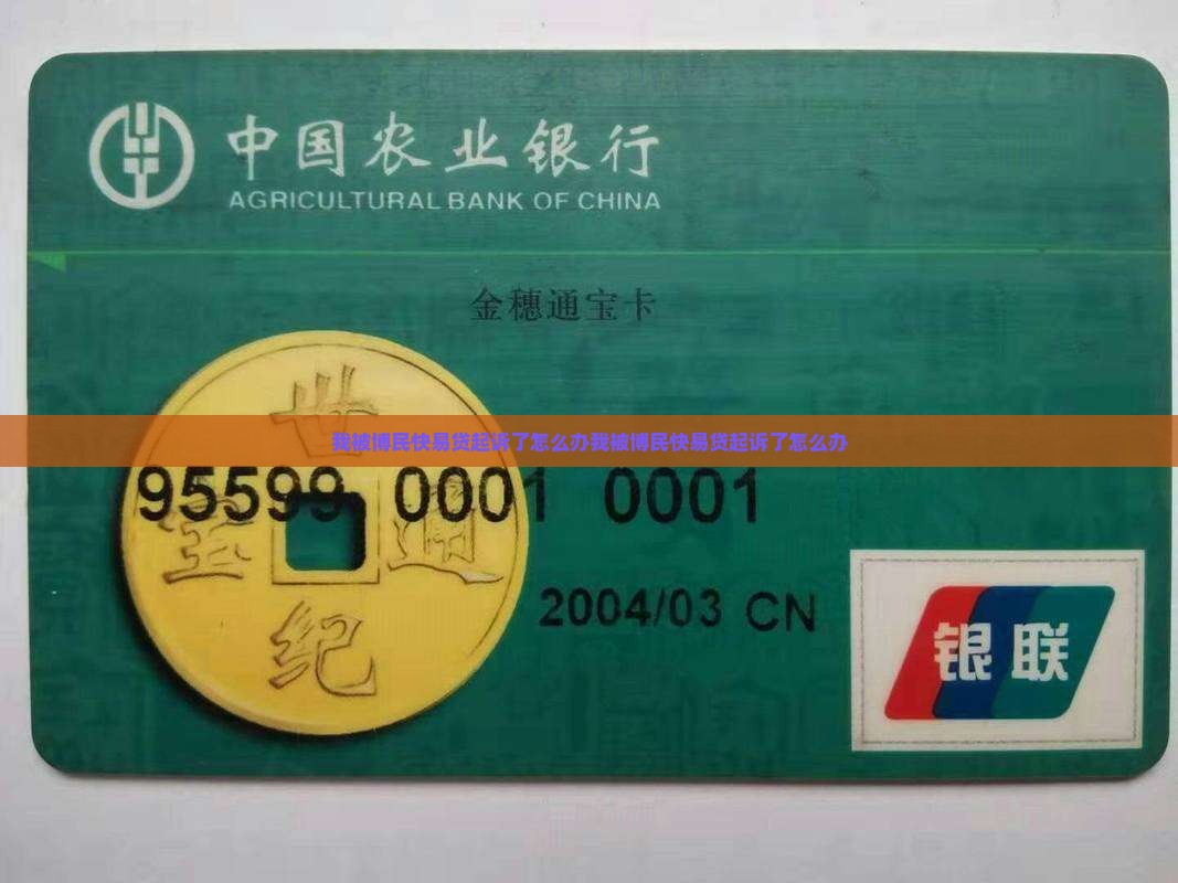 我被博民快易贷起诉了怎么办