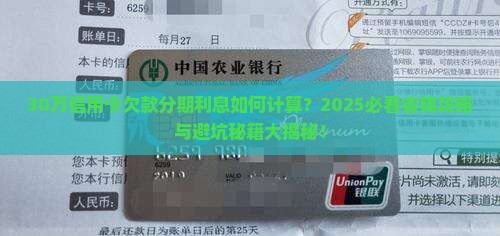 30万信用卡欠款分期利息计算
