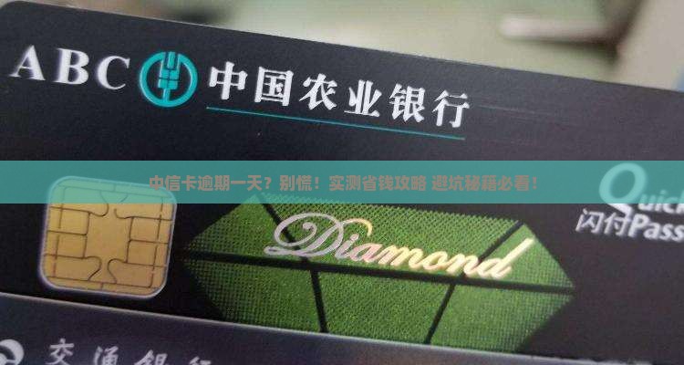 中信卡逾期一天怎么办