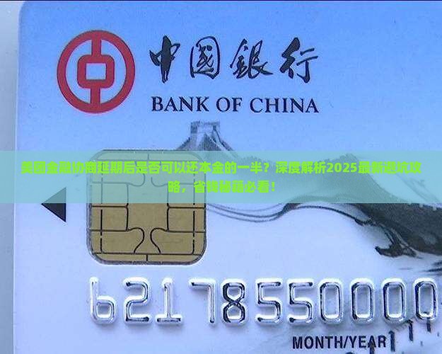 美团金融协商延期后是否可以还本金的一半