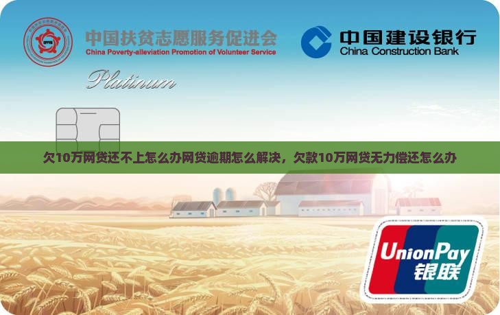 欠10万网贷还不上怎么办网贷逾期怎么解决