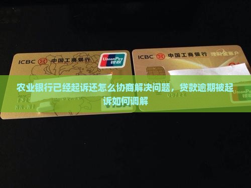 农业银行已经起诉还怎么协商解决问题