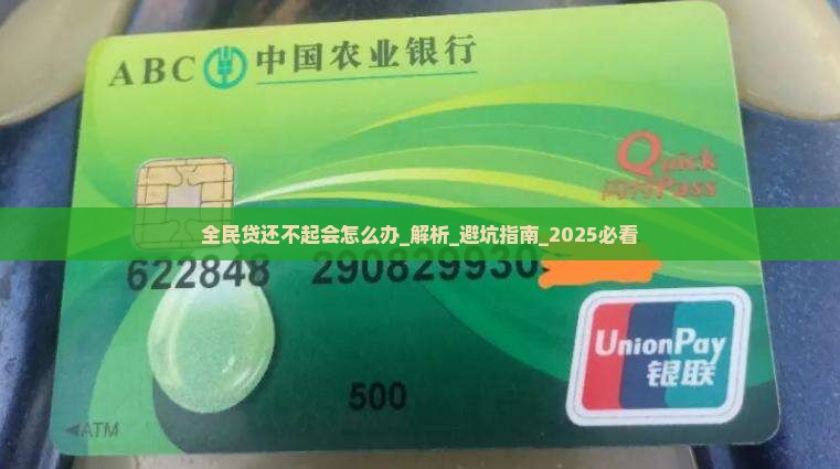 全民贷还不起会怎么办
