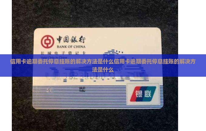 信用卡逾期委托停息挂账的解决方法是什么
