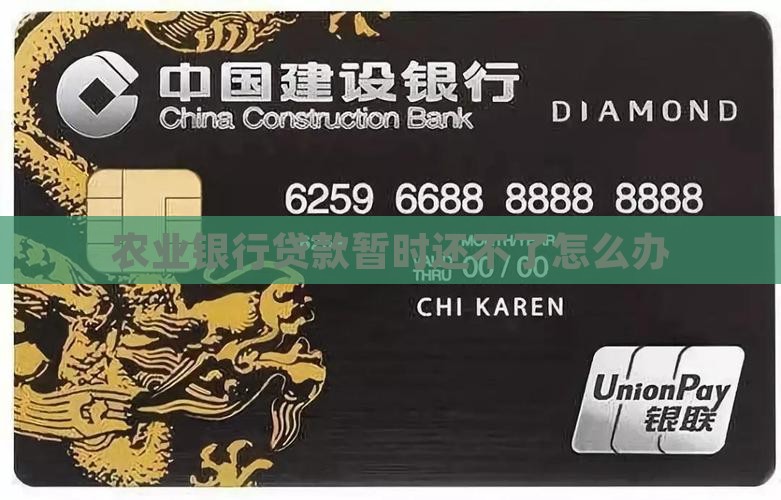 农业银行贷款暂时还不了怎么办