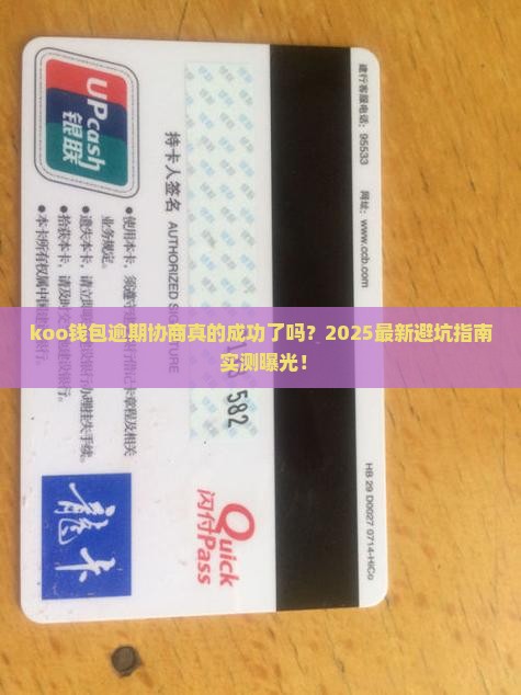 koo钱包逾期协商成功没