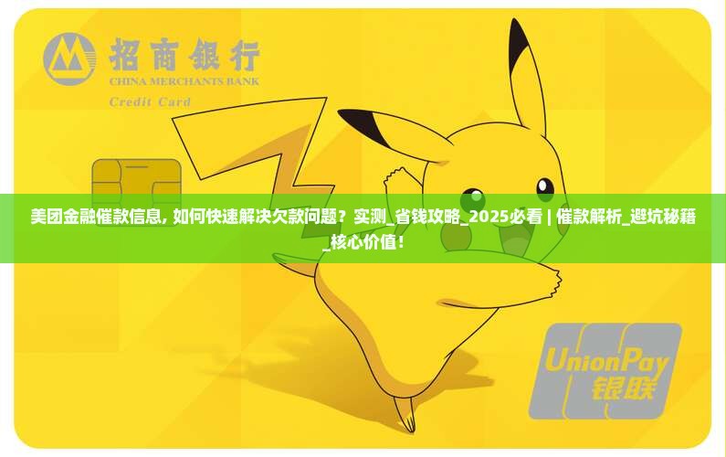 美团金融催款信息